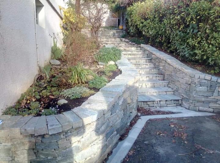 Création de murets en pierre sèche Grenoble