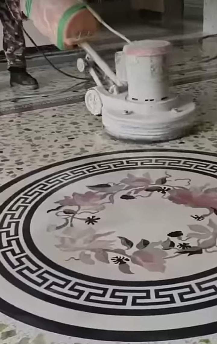 Ponçage et cristallisation